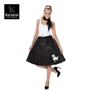 ODM femmes 1950s rose caniche jupe cravate tenue Performance fête porter Costume 5 couleurs vente entière pour TV film Costumes - Product Image 2