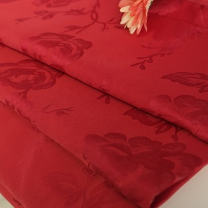 Voilage de porte jacquard bordeaux à deux couches, motif rose USA, pour salon, <span class=keywords><strong>Zucchi</strong></span>, 100 % polyester, occultant total, vente en gros - Product Image 4