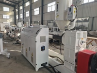 Manguera de plástico de PVC para Control de ordenador, máquina extrusora de línea de producción de tornillo individual, suministro de fábrica, fácil de operar
