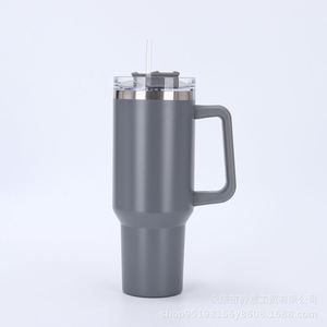 40oz H1.0 <b>Handle</b> Car <b>Travel</b> Tumbler Insulated <b>Mug</b> Lid Straw Non-Slip Base OEM ODM Custom Design - Product Image 5