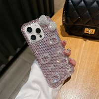 Coque de téléphone antichoc mignonne scintillante avec paillettes et diamants pour iPhone 17 Pro Max – Accessoires de téléphone en gros pour filles et femmes