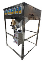 Machine d'emballage verticale automatique de qualité alimentaire avec scellage arrière, remplissage de film plastique, pesage de précision pour café en poudre, sachets de thé, snacks, PLC