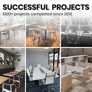 ชุดโต๊ะทำงานผู้บริหารไม้ขนาดใหญ่สไตล์โมเดิร์น สำหรับสำนักงานที่บ้านและอาคารสำนักงาน - Product Image 6