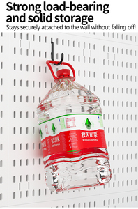 Panel <span class=keywords><strong>de</strong></span> Clavijas <span class=keywords><strong>de</strong></span> Plástico Nórdico para Organización, Envío en 7 Días, Montaje en Pared sin Taladro, con Accesorios Opcionales - Product Image 3