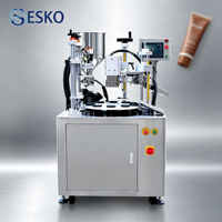 Machine de remplissage et de scellage de tubes à ultrasons ESKO pour la production de masques capillaires, crèmes, lotions, cosmétiques et onguents