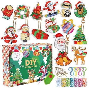 XIXI Peinture Diamant Acrylique DIY 5D Kits Art Animal Décoration Maison Cadeau de Noël Porte-clés pour Enfants - Product Image 1