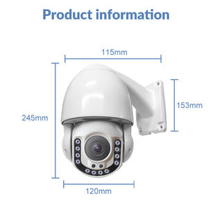 <span class=keywords><strong>2</strong></span>년 보증 WiFi 보안 카메라 얼굴 인식 PTZ 야간 투시 CMOS 센서 NAS 호환 - Product Image 3