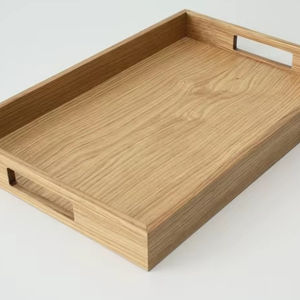 Bandeja de Servir de Madera Ecológica de Diseño Superior, Pulida, Personalizable, a Precio Económico para Hogar, Restaurante, Bar, Hotel, Boda - Product Image 1