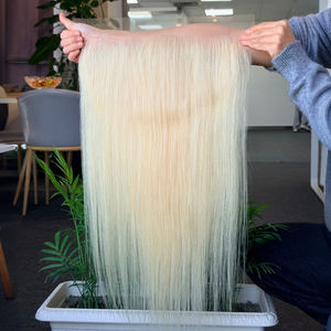 ผมแท้ 100% จากโรงงานโดยตรง  แบบใส 13x6  HD Lace Frontal Closure สี 613 - Product Image 3