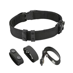 Gina Security Guard Equipment Double Snap Silicon Duty Belt Keepers for 2.25 "Tactical Belt Carry Dissimulé
