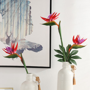 ดอกไม้ประดิษฐ์นกสวรรค์จำลอง <span class=keywords><strong>Strelitzia</strong></span> <span class=keywords><strong>reginae</strong></span> สำหรับการจัดดอกไม้ภายใน - Product Image 3