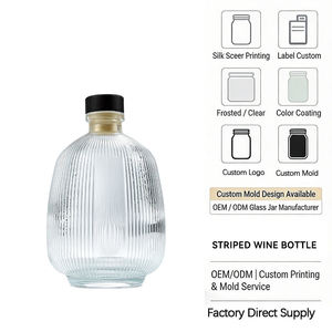 Bouteille en verre transparente pour vin de fruits fait maison, usage domestique, avec couvercle scellé pour vin <span class=keywords><strong>rouge</strong></span>, <span class=keywords><strong>vodka</strong></span> de raisin - Product Image 6