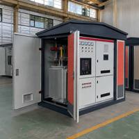 Transformateur immergé dans l'huile, sous-station compacte 1000 kVA 2500 kVA, sous-station préfabriquée de type boîtier, usine OEM
