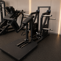 Máquina de remo Iso-Lateral con carga de placas para entrenamiento de espalda, equipo comercial para fortalecimiento de la espalda