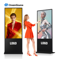 Pantalla Digital LCD Inteligente Ultra HD de 65/75 Pulgadas, Móvil, con Activación por Movimiento y Animación, para Centros Comerciales y Tiendas Minoristas
