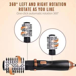 एन-746 मल्टीफंक्शनल हॉट एयर कॉम्ब volumizing हेयर ड्रायर ब्रश 4 में 1 एक कदम तेजी से पोर्टेबल हेयर ड्रायर ब्रश - Product Image 4