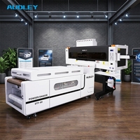 AUDLEY Nouvelle Imprimante DTF pour T-shirts et Machine à Secouer 24 Pouces 5 Couleurs Haute Précision 6 Têtes I3200