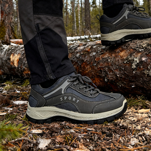 <span class=keywords><strong>Zapatos</strong></span> Deportivos Casuales Transpirables con Suela Suave Antideslizante para Hombre Mayor, con Cordones, Ligeros y Cómodos para Caminar - Product Image 1