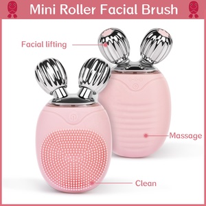 Rouleau de <span class=keywords><strong>visage</strong></span> <span class=keywords><strong>brosse</strong></span> <span class=keywords><strong>nettoyante</strong></span> pour le <span class=keywords><strong>visage</strong></span> soins de la peau doux <span class=keywords><strong>anti</strong></span>-<span class=keywords><strong>rides</strong></span> outil de massage de beauté spatule de beauté en silicone - Product Image 2