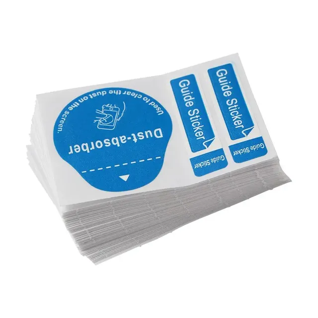 Dust-absorber Tempered Glass Screen Cleaner Dust Removal Sticker Dust Papers Cell Phone Screen Cleaning Tool