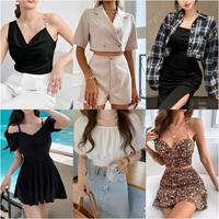2024 liquidation vêtements pour femmes robes décontractées en gros T-shirts emballage mixte livraison aléatoire Stock vêtements