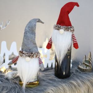 Housse de bouteille de vin, 1 pièce, mignon cadeau de noël, civer, cadeau de noël, vente en gros - Product Image 5