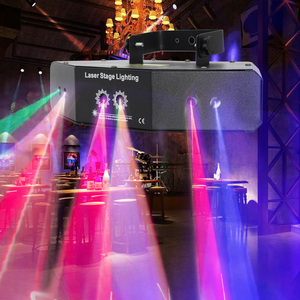 Dj Laser Stage Lights 6 Holes Rgb Line Disco Sector Beam Scan Lighting Rgbw Led Par Light - Product Image 1