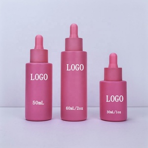 In Stock Dark Green/ Amber/ Frosted/ <b>Clear</b> Skincare 30ml 40ml 50ml Glass Serum Dropper Oil Bottle - Product Image 6