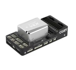 Contrôleur de vol CUAV Pixhawk V6X H753 avec 3 modules GPS pour drone (noir) Pièces de bricolage - Product Image 4