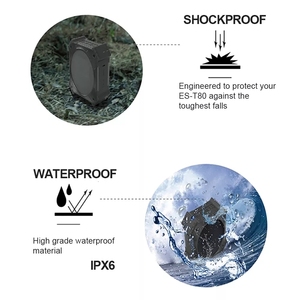 EST-80 Loa Siêu Trầm Mini Cầm Tay Chuyên Nghiệp Không Dây Ngoài Trời Chống Nước IPX6 5W Loa Tweeter Còi Fidek Loa Bluetooth - Product Image 4