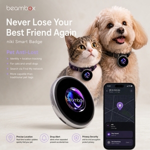 Beambox NIKI pour les appareils iOS et Android, compagnons de travail, cadeaux high-tech, traceurs anti-perte 1,8 pouce - Product Image 2