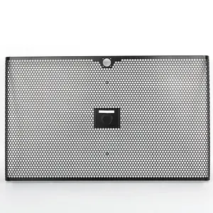 Siyah Metal delikli/delikli sac/ekran paneli Metal hoparlör ızgarası