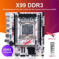 Cartes mères X99 M-ATX de haute qualité, RAM DDR3, LGA2011-3, carte mère de jeu pour ordinateur de bureau