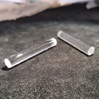 Verre optique à haute transmission a mené la tige de guidage toutes les surfaces polies lentille de tige de guidage de quartz résistant aux hautes températures