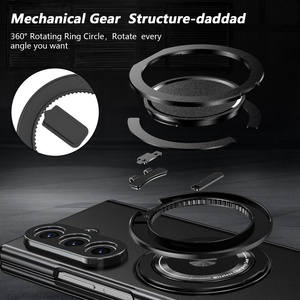Funda Magnética Mate de Alta Calidad con Recubrimiento para Samsung Z Fold 8 7 6 5 con 360° °   Protector de Pantalla Frontal con Anillo, Funda Antigolpes - Product Image 6