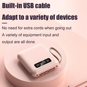 Mini Power Bank de 20000mAh con Pantalla Digital Batería Externa Portátil con 4 Cables para iPhone - Product Image 2
