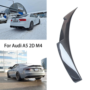 Aileron arrière style M4 en fibre de carbone pour A5 B8 B8.5 Coupé 2 portes 8T3 2007-2017 - Product Image 2