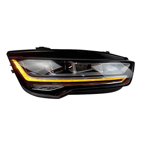 Audi A7 Headlight Assembly 2015-2018 LED Laser Illumination Sequential Turn Signals Herringbone <b>DRL</b> - Product Image 3