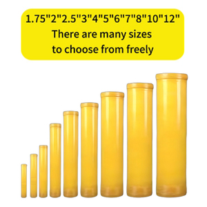 Nhà máy trực tiếp màu vàng sợi thủy tinh vữa Ống nhiều kích cỡ cho màn hình vỏ pháo hoa - Product Image 3