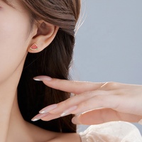 Boucles d'oreilles Offre Spéciale personnalisées en acier inoxydable plaqué or 18 ct bijoux de fruits fantaisie pour enfants boucles d'oreilles mignonnes de pastèque