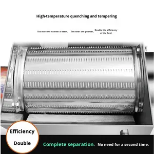 เครื่องบดแป้งอัตโนมัติขนาดเล็กสำหรับใช้ในครัวเรือน สำหรับมันเทศ มันฝรั่ง <span class=keywords><strong>ราก</strong></span><span class=keywords><strong>บัว</strong></span> <span class=keywords><strong>ราก</strong></span>คุดซู <span class=keywords><strong>ราก</strong></span>มันเทศ - Product Image 4