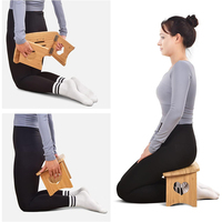 Tabouret de banc de prière en gros d'usine de légende tabouret agenouillé de siège portable chaise de méditation en bambou pliante ergonomique de grand plancher