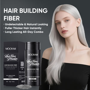 Poudre de fibres capillaires en kératine naturelle personnalisée en gros pour l'épaississement et la densification des cheveux - Product Image 2