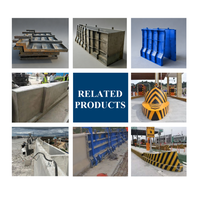 Coffrage modulaire pour parapet de pont, moule pour barrière de sécurité routière, coffrage pour capot de poteau de sécurité