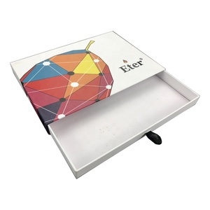 Factory Custom Drawer Packaging Leather Scarf Book Jewelry Paper Box
