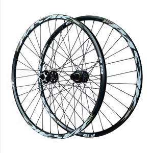 Ruedas <span class=keywords><strong>de</strong></span> Bicicleta MTB <span class=keywords><strong>de</strong></span> <span class=keywords><strong>26</strong></span>/27.5/29 Pulgadas, Rodamientos Delanteros 2 y Traseros 4, 7-11/12 Velocidades, Freno <span class=keywords><strong>de</strong></span> <span class=keywords><strong>Disco</strong></span> <span class=keywords><strong>de</strong></span> Seis Orificios, QR100 135, Buje <span class=keywords><strong>de</strong></span> Aleación, Llanta para Bicicleta <span class=keywords><strong>de</strong></span> Montaña - Product Image 2