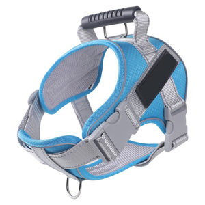 Rompi taktis nyaman bersirkulasi untuk anjing peliharaan, <span class=keywords><strong>5</strong></span> warna poliester genggam, <span class=keywords><strong>Harness</strong></span> latihan keselamatan dada belakang - Product Image 4