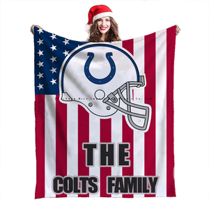 Mềm Tùy Chỉnh In 32 Đội Chăn Flannel Lông Cừu Chăn Tennessee <span class=keywords><strong>Titans</strong></span> American Đội Bóng Đá Ném Chăn - Product Image 5