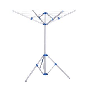 4 Arms Rotating Extendable Outdoor <strong>Folding</strong> Telescopic Metal Foldable Washing Line Freestanding <strong>Clothes</strong> <strong>Airer</strong> - Product Image 3