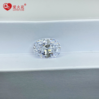 Prêt Stock 3*4mm à 12*16mm Lâche Cz G Blanc Très Clair Jaune 5a Grade Oval Cut Zircon Cubique